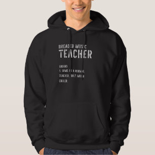 Breaded Music Teacher definiert den ersten Tag des Hoodie