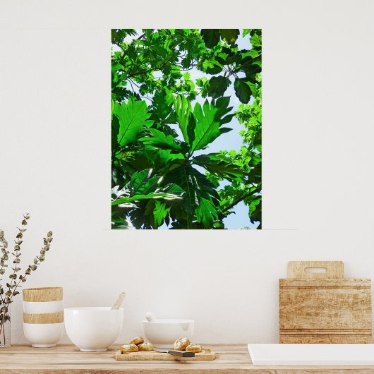 Breadfruit-Blätter Poster (Küche)