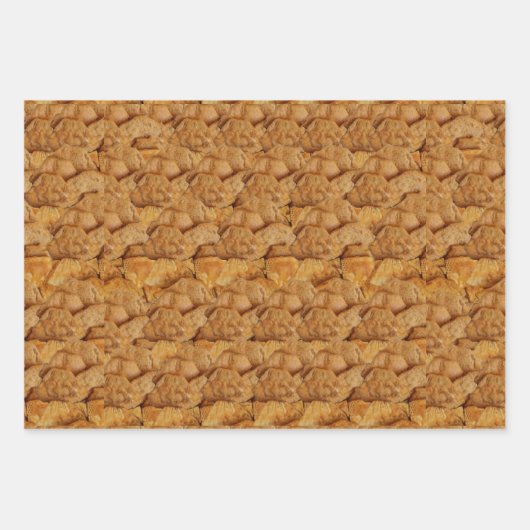 Breadfruit Fritters Indian Food Geschenkpapier Set (Vorderseite)