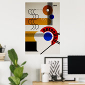 Breadhaus - Bauhaus Retro Vintag Parody Poster (Heimbüro)