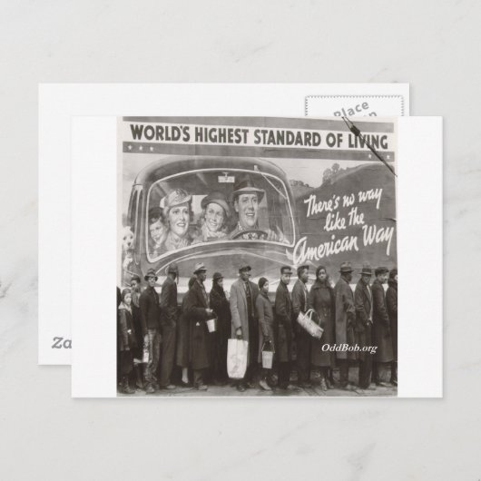 Breadline Postkarte (Vorne/Hinten)