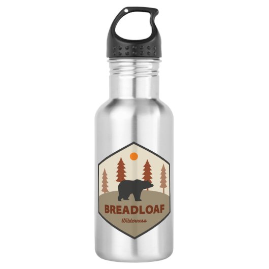 Breadloaf Wilderness Vermont Bear Edelstahlflasche (Vorderseite)