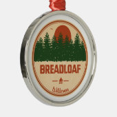 Breadloaf Wilderness Vermont Ornament Aus Metall (Rechts)