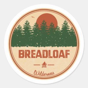 Breadloaf Wilderness Vermont Runder Aufkleber