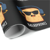 Breadphones Funny Bread Puppe Dark BG Geschenkpapier (Rolleneckpunkt)