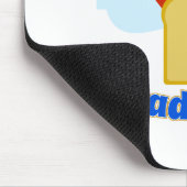 Breadwinner Medaille Funny Anstellung Cartoon Mousepad (Ecke)