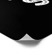 Bready Set Go Funny Running Brot Pun Dark BG Poster (Ecke)