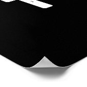 Bready to jam Funny Bread Jam Pun Dark BG Poster (Ecke)