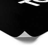 Bready to Party Funny Food Brot Puppe Dark BG Poster (Ecke)