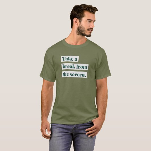 Break ab - Social Media Detox T-Shirt (Vorne ganz)