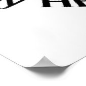 Break Barrids Hoher Jumper Poster (Ecke)