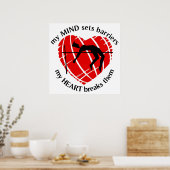 Break Barrids Hoher Jumper Poster (Küche)