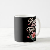 Break Barriers, Make History - Intl Women's Day Kaffeetasse (VorderseiteRechts)