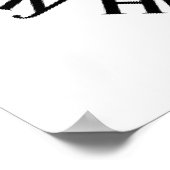 Break Barriers Runner Poster (Ecke)