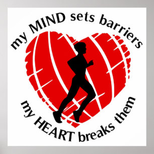Break Barriers Runner Poster