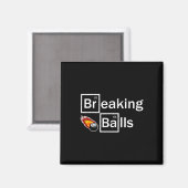 Break Billiard Player Pool Snooker 8 Ball Funny Magnet (Vorderseite/Rückseite)