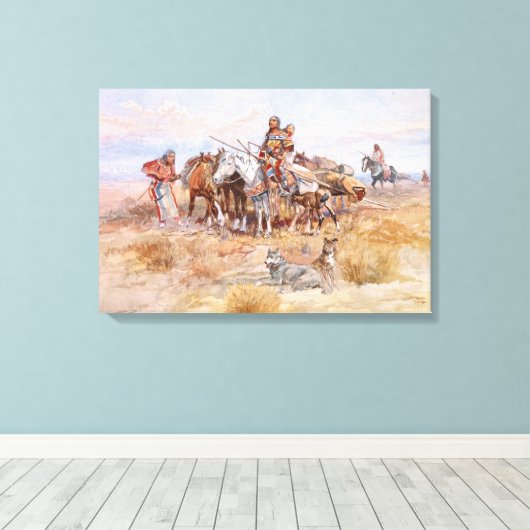 Break Camp Leinwanddruck (Insitu (Holzboden))