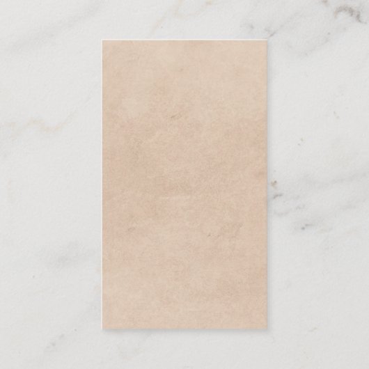 Break Coffee Cup Steaming Visitenkarte (Rückseite)