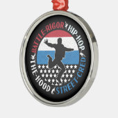 Break Dance Breakdance Angesagt-Hop Boy Ornament Aus Metall (Links)