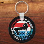 Break Dance Breakdance Angesagt-Hop Dancer Girl Schlüsselanhänger (Vorderseite)