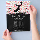 Break Dance Event-Werbeaktion Flyer (Hand)