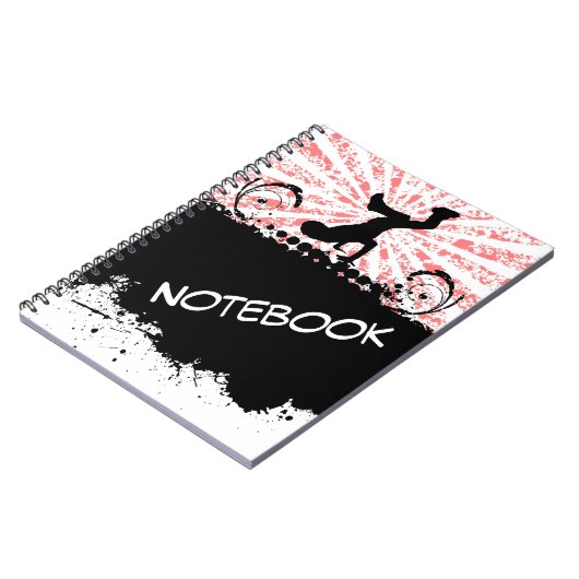 Break Dance Notebook Notizblock (Linke Seite)