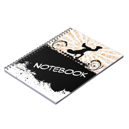 Break Dance Notebook Notizblock (Linke Seite)