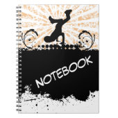 Break Dance Notebook Notizblock (Vorderseite)