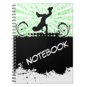 Break Dance Notebook Notizblock (Vorderseite)