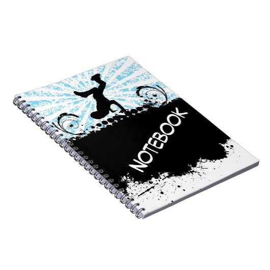 Break Dance Notebook Notizblock (Rechte Seite)