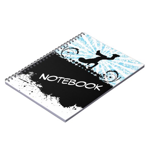Break Dance Notebook Notizblock (Linke Seite)