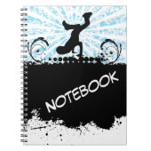 Break Dance Notebook Notizblock (Vorderseite)
