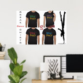 Break Dance Shirts Poster (Heimbüro)