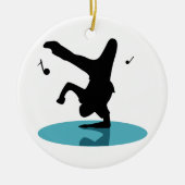 Break Dancer Keramik Ornament (Vorne)