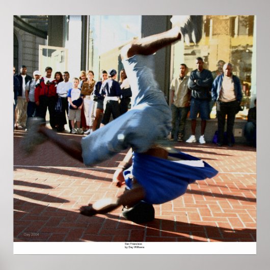 Break Dancer, San Francisco Poster (Vorne)