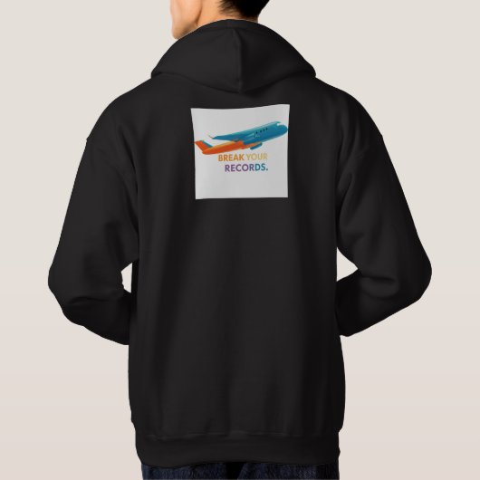 "Break Deine Platten" Hoodie (Rückseite)