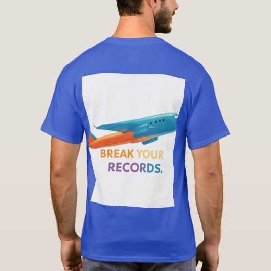 "Break Deine Platten" T-Shirt (Rückseite)