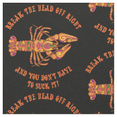 Break den Kopf Crawfish Stoff (Nahaufnahme)