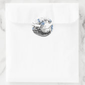 Break etwas runder aufkleber (Tasche)