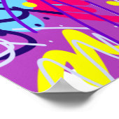 Break Free: Abstrakte Kunst Poster (Ecke)