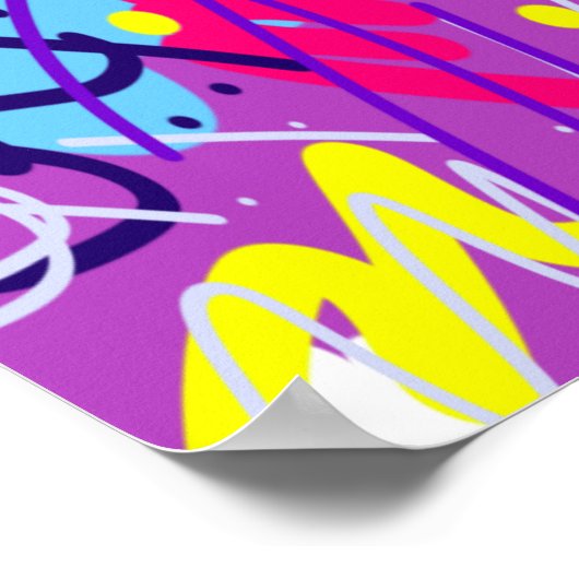 Break Free: Abstrakte Kunst Poster (Ecke)