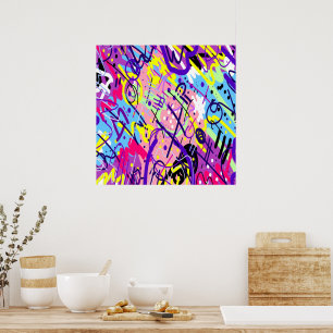 Break Free: Abstrakte Kunst Poster
