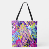 Break Free: Abstrakte Kunst Tasche (Rückseite)