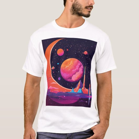 Break Free: Rocket Launch Gravity T - Shirt Design (Vorderseite)