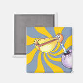 Break Free Square Magnet (Vorderseite/Rückseite)