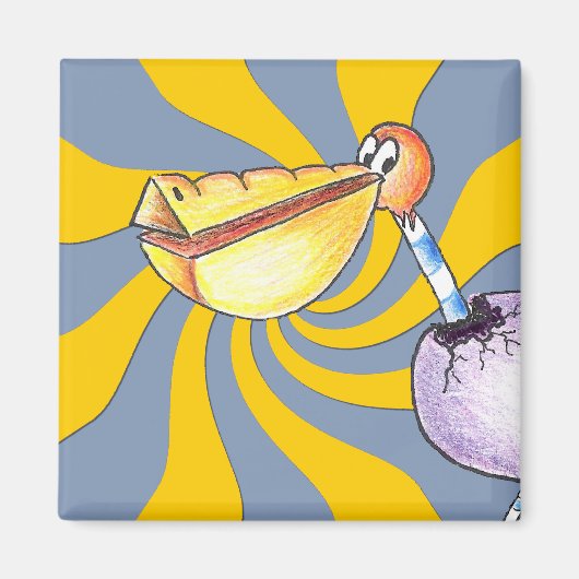 Break Free Square Magnet (Vorne)