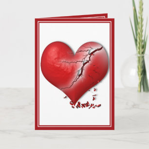 Break Heart Feiertagskarte