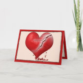 Break Heart Feiertagskarte (Vorderseite)