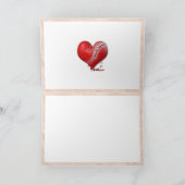 Break Heart Feiertagskarte (Innenseite)