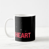 Break Her Not Heart Funny Quote Kaffeetasse (Links)